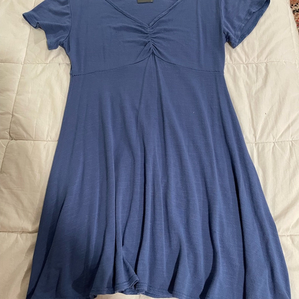 Olivia Rae Blue Knit Mini Dress
